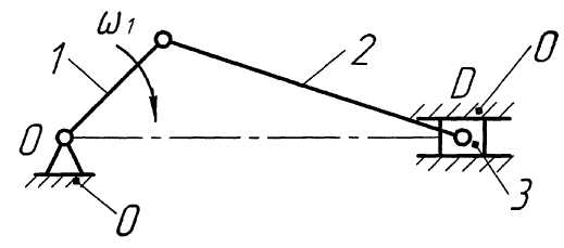 Практическое занятие «Структурный анализ плоского рычажного механизма»